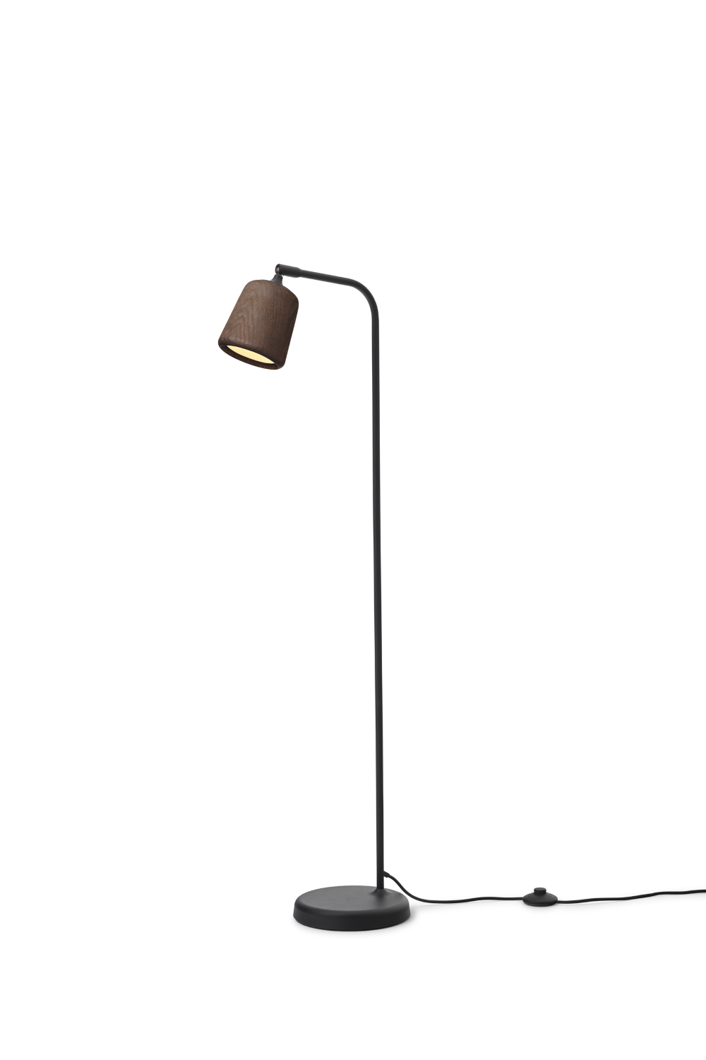 New Works Material Gulvlampe - Røget Eg