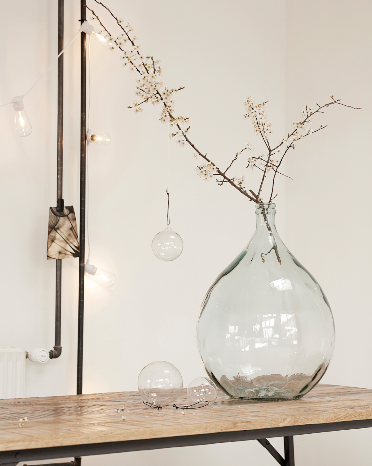 Stor glas vase fra House Doctor