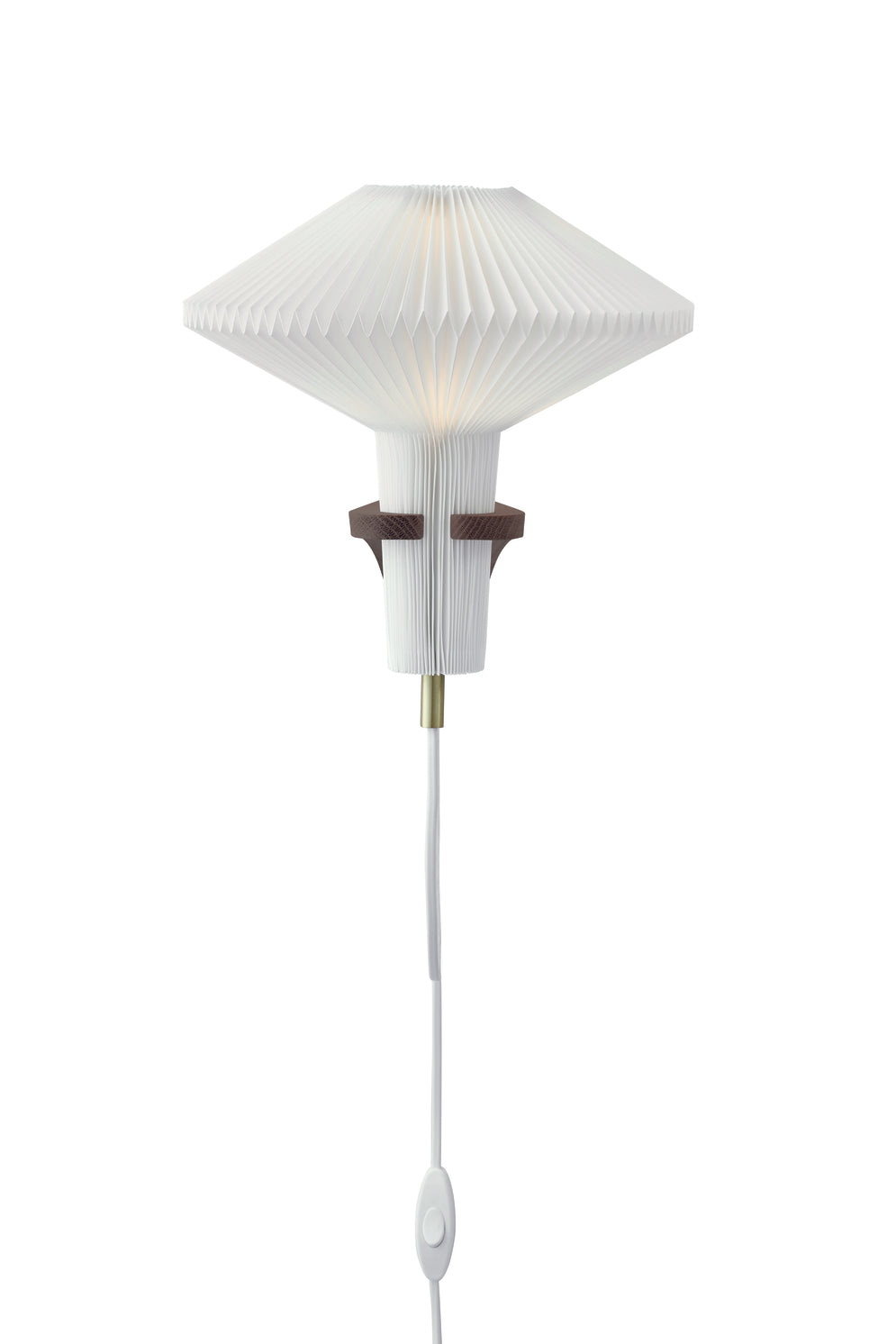 Le Klint - 204 Mushroom - væglampe, røget eg