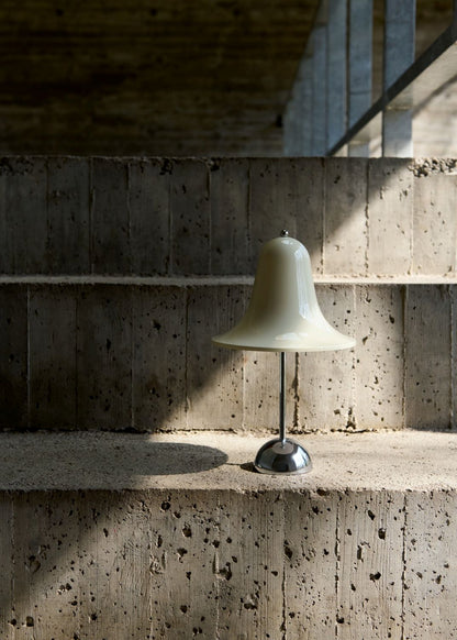 Verpan Pantop Genopladelig Bordlampe - Creme Hvid