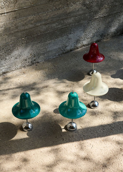 Verpan Pantop Genopladelig Bordlampe - Lys Turkis