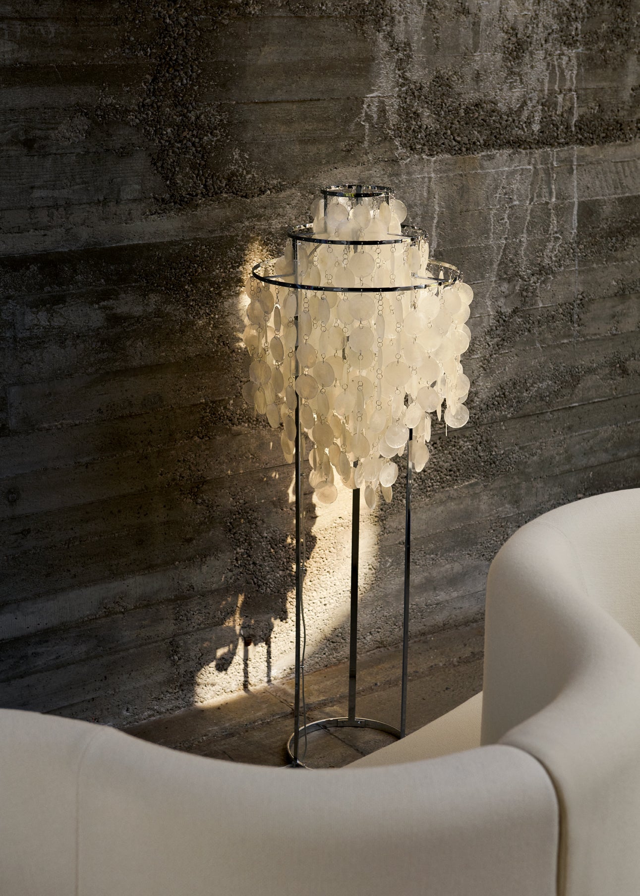 Verpan - Kul 1 STM Golvlampa krom från