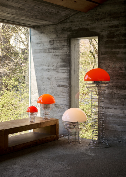 Verpan Wire gulvlampe - Orange
