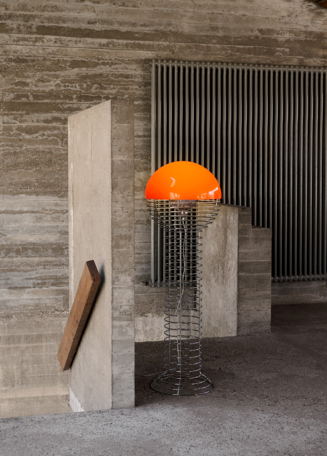 Verpan Wire gulvlampe - Orange