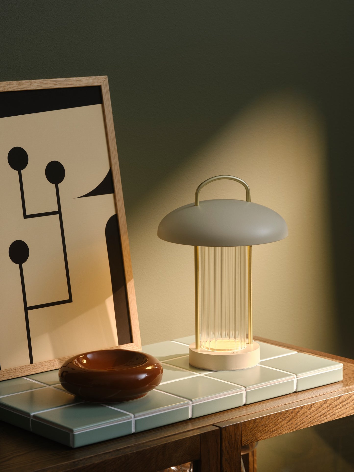 Nordlux Mirano portable Bordlampe Beige
