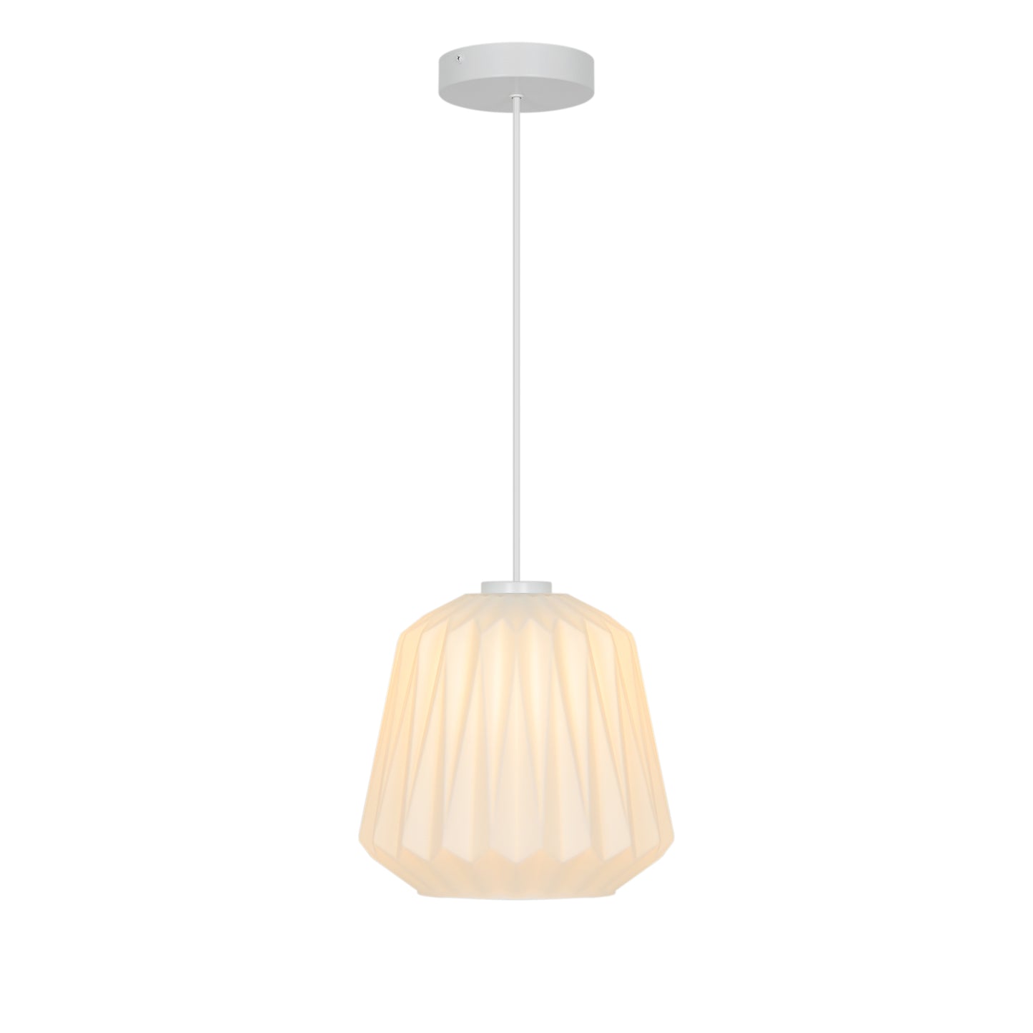 Nordlux Elbie Glas pendel - Hvid