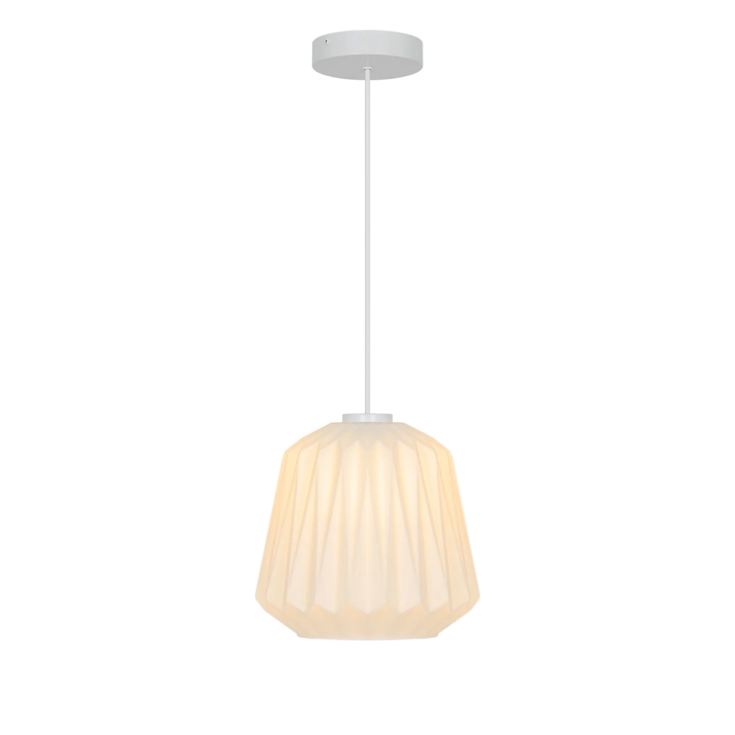 Nordlux Elbie Glas pendel - Hvid