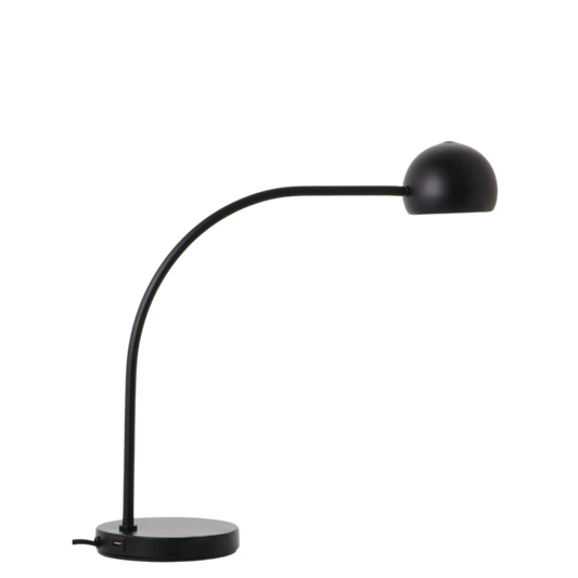 FRANDSEN - Ball USB Bordslampa Svart - - 2 ST BAKSIDA