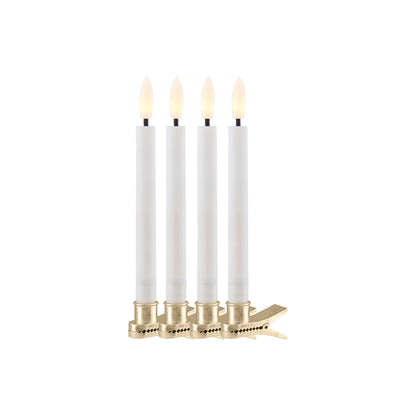 Sirius Sille voks juletræslys 4-pak