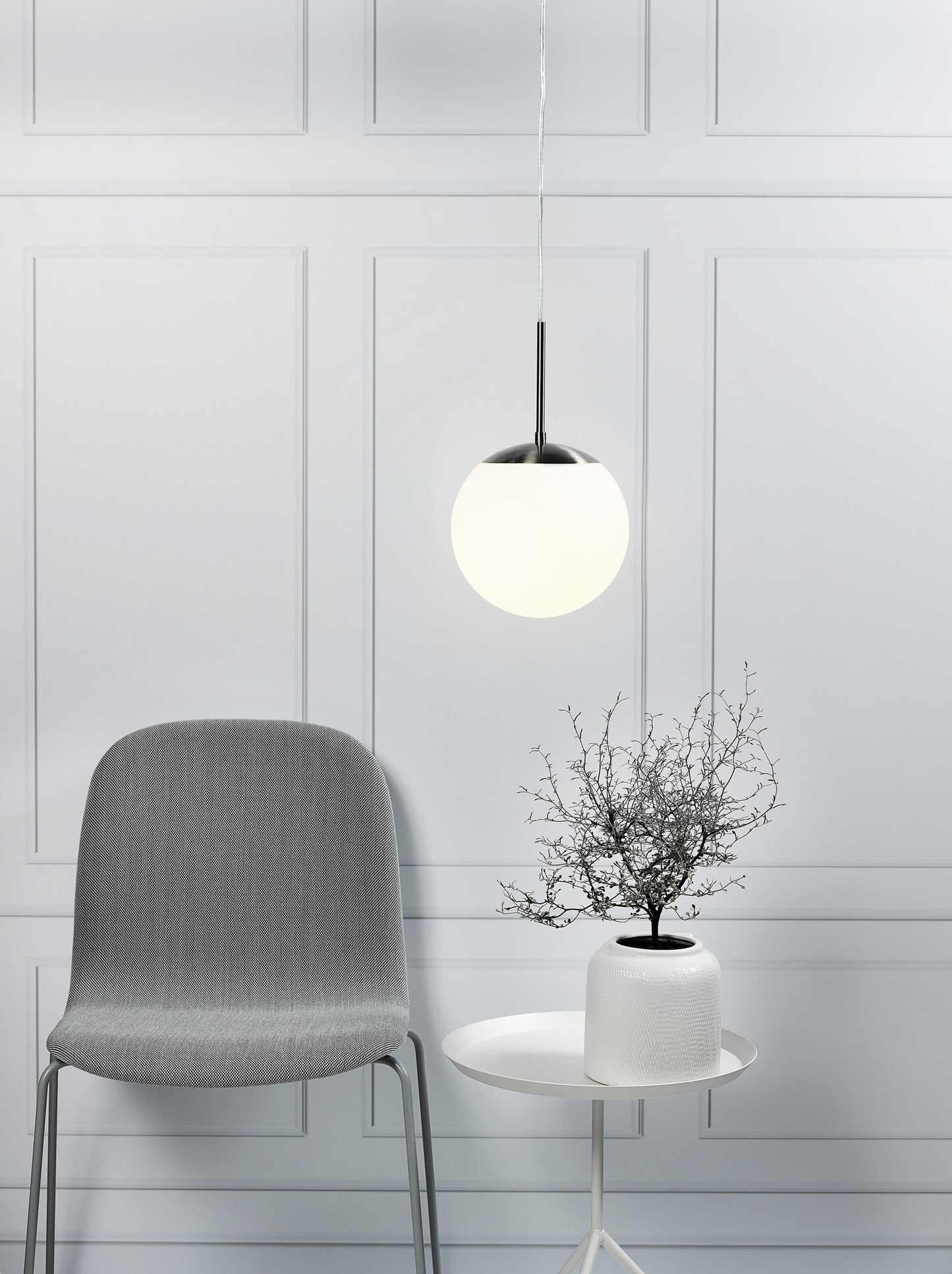 Nordlux Cafe 20 Pendel Opal hvid