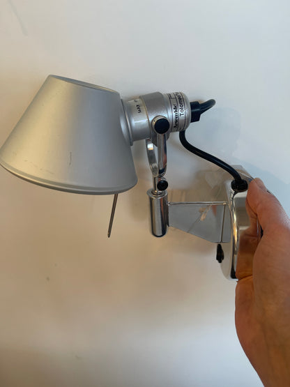 Artemide Tolomeo micro faretto med Switch - stål