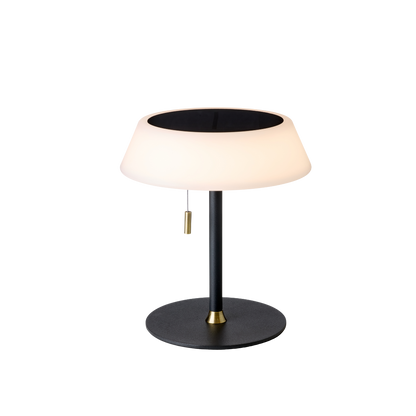 Halo Design Solar Portable Table Lamp - Sort