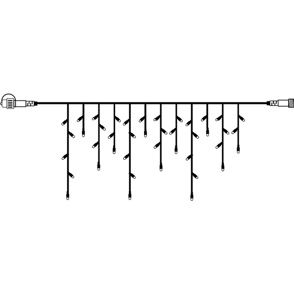 System 24 - Lyskæde Icicle 1,5x0,7 m extra