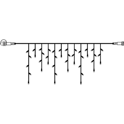 System 24 - Lyskæde Icicle 1,5x0,7 m extra