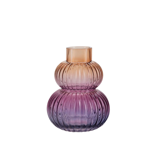 Cozy Living - Vase Lilla og lyserød