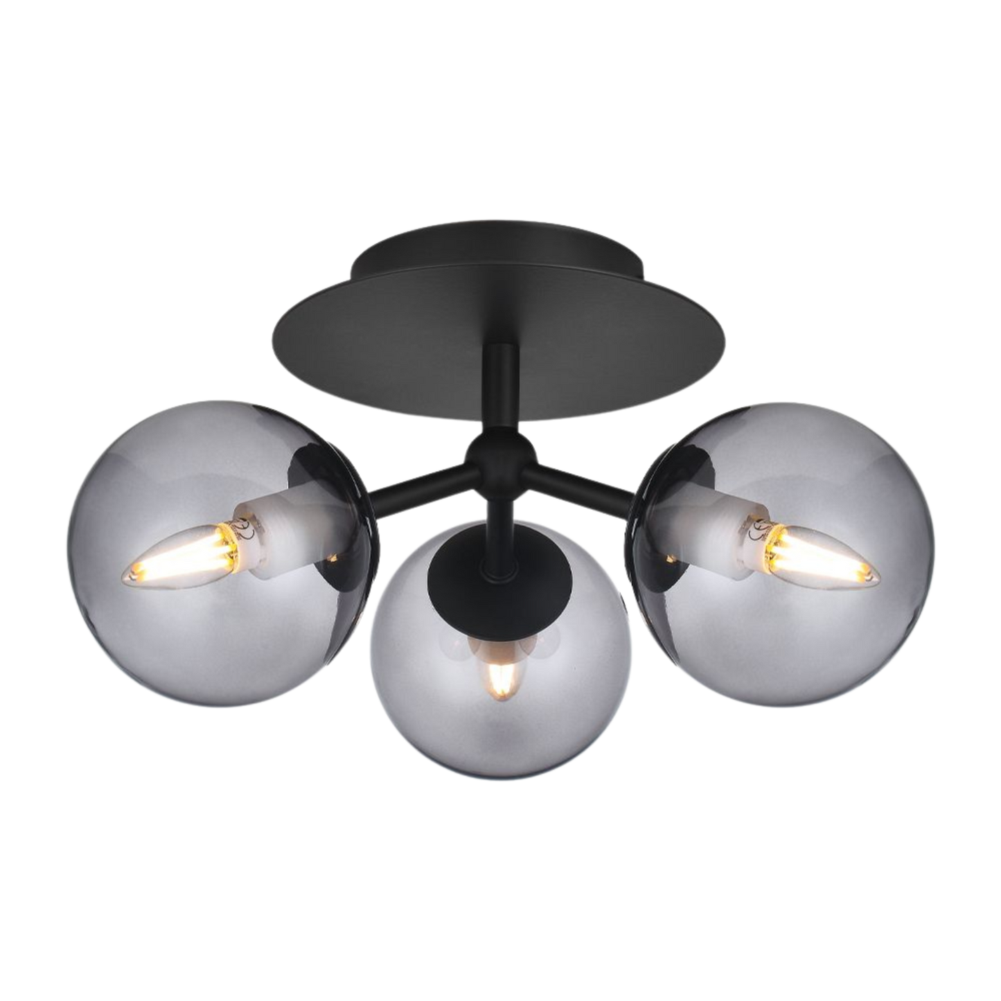 Halo Design Atom Trio Loftlampe - Smoke