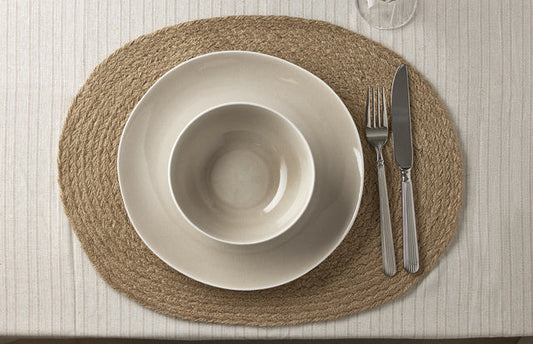 Holmen Jesper dækkeserviet 45x35 oval