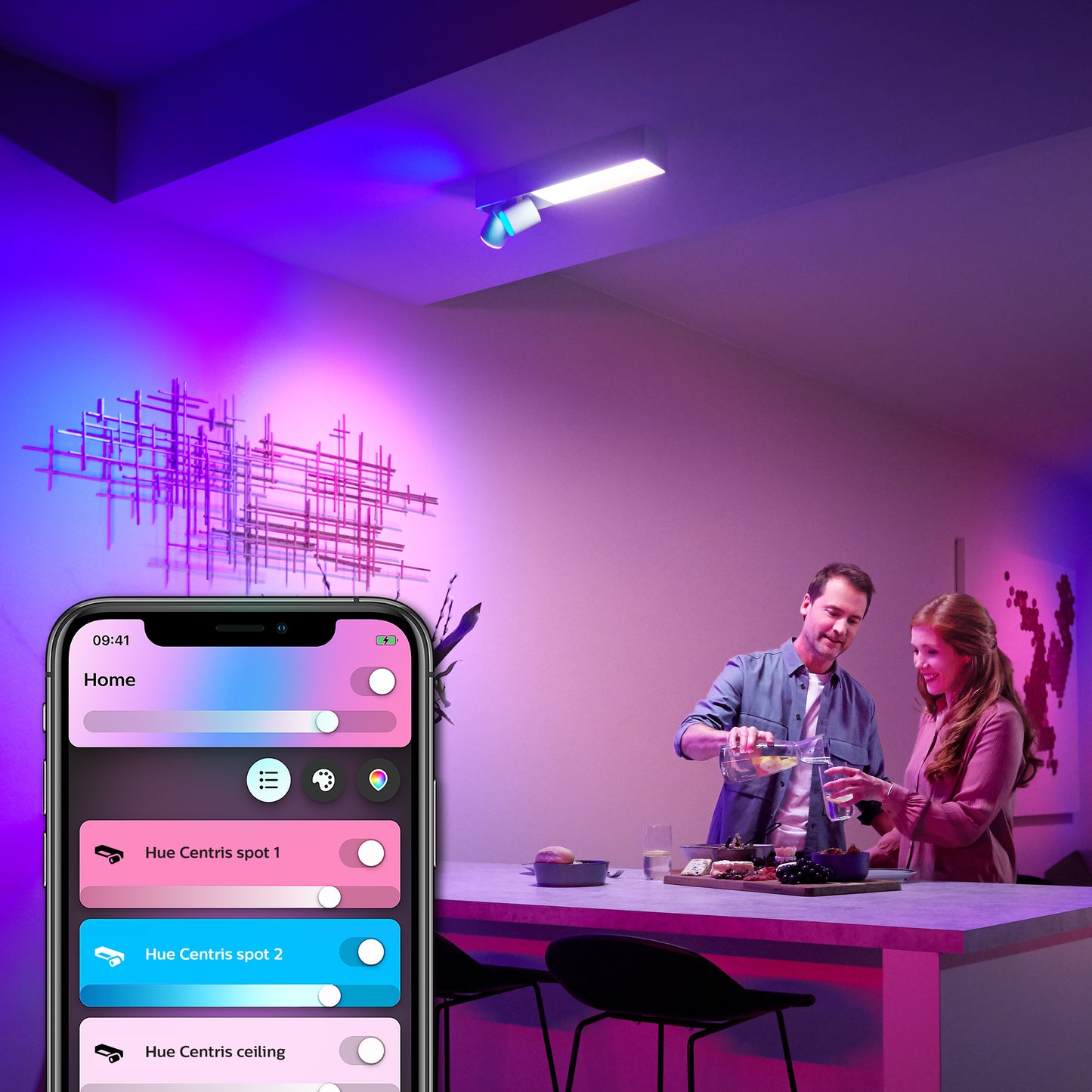 Philips Hue Centris Hue Taklampa 2-Spot - Vit