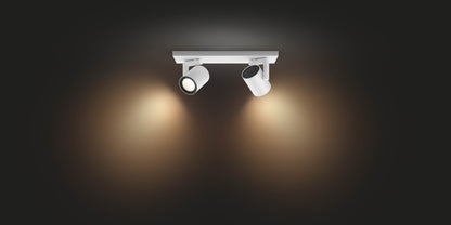 Philips Hue Argenta Hue Loftlampe 2-Spot - Hvid