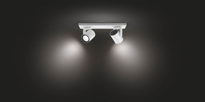 Philips Hue Argenta Hue Loftlampe 2-Spot - Hvid