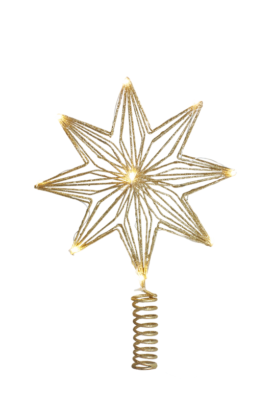 Sirius Chloe juletræsstjerne - Guld