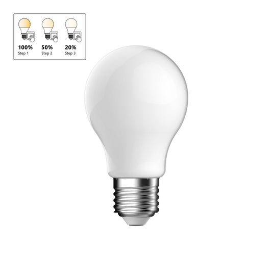 E27 - A60 - Step-dim - 2700 Kelvin - 806 Lumen