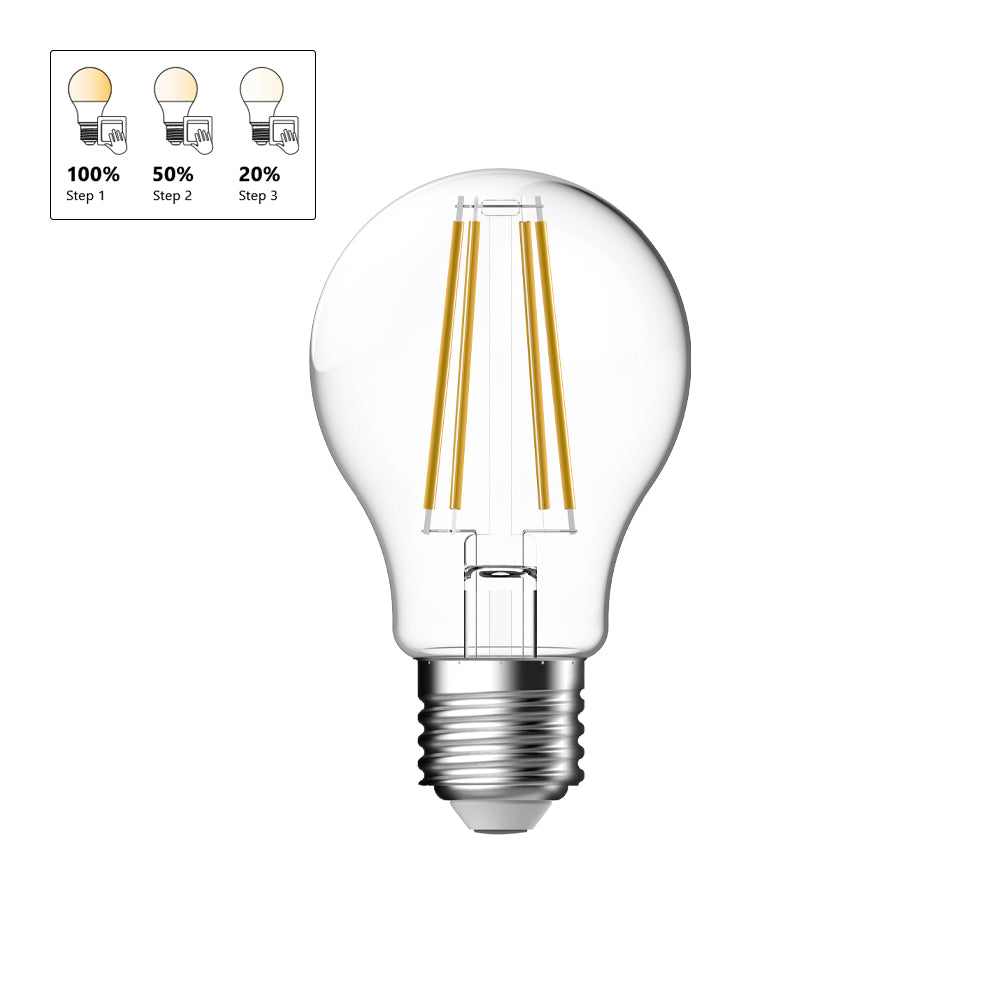 E27 - A60 - Step-dim - 2700 Kelvin - 806 Lumen