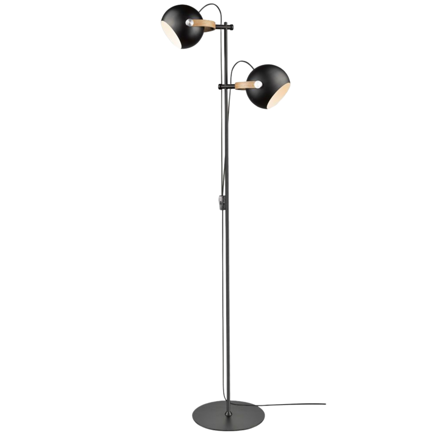 Halo Design DC Gulvlampe 2 Lampehoveder - Sort