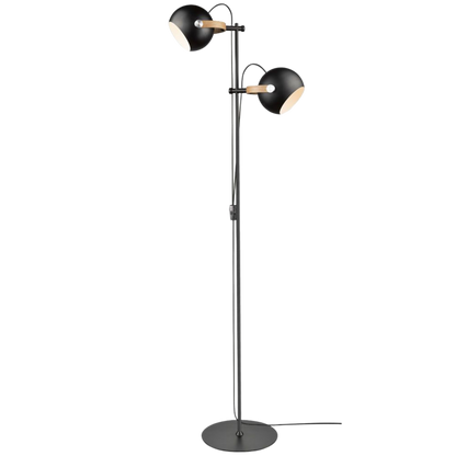 Halo Design DC Gulvlampe 2 Lampehoveder - Sort