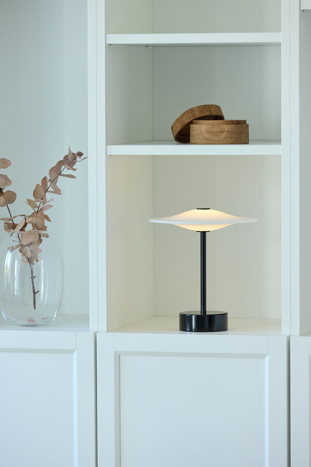 Piet Hein Sinus Portable bordlampe - sort