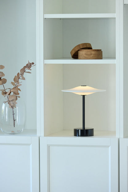 Piet Hein Sinus Portable bordlampe - sort