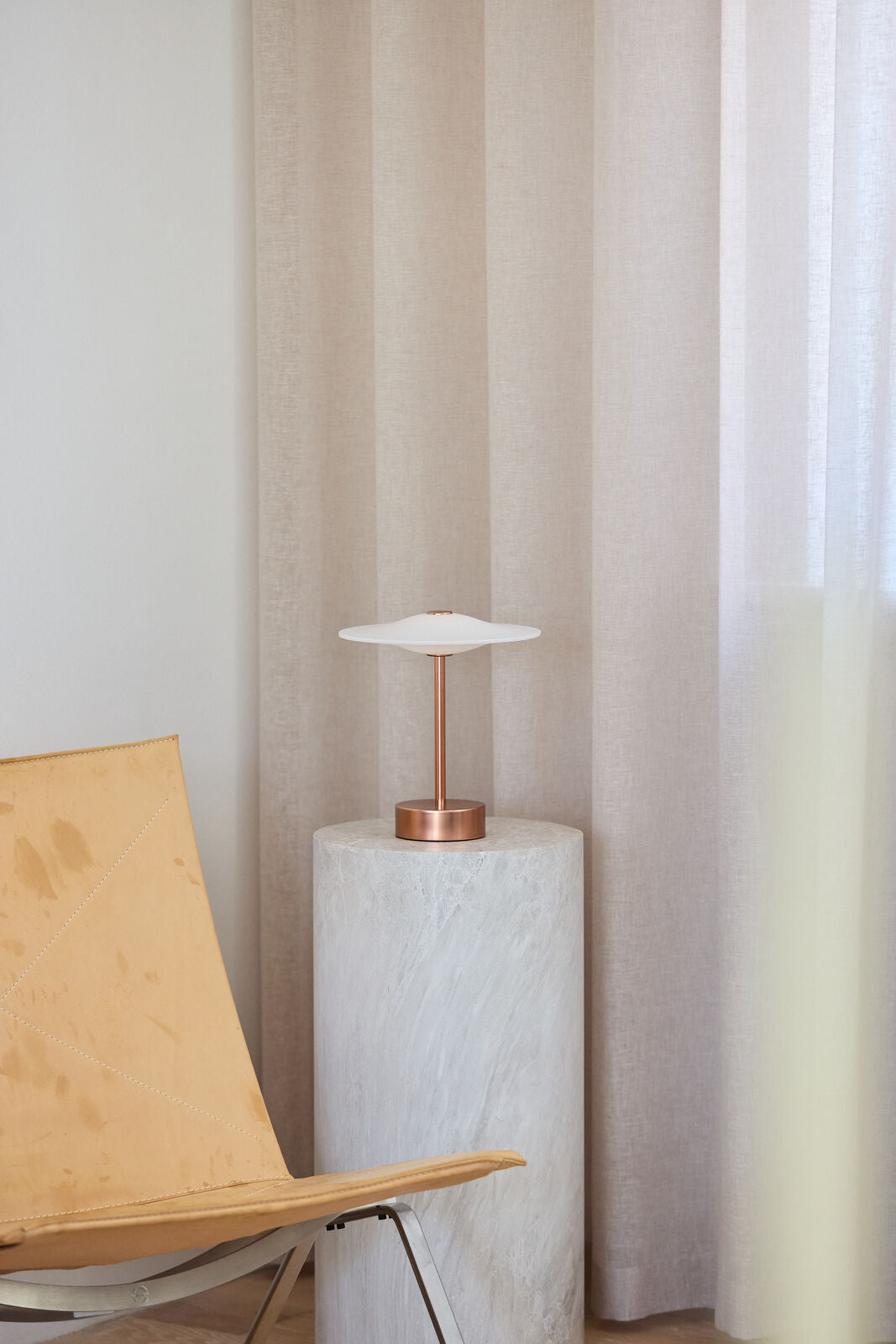 Piet Hein Sinus Portable bordlampe - Kobber