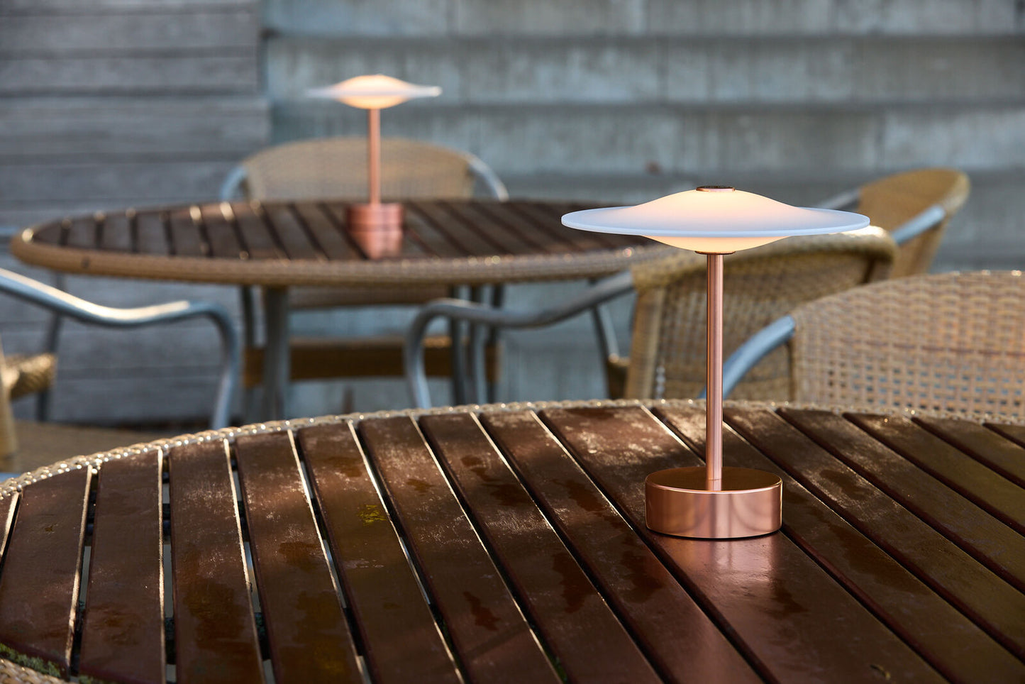 Piet Hein Sinus Portable bordlampe - Kobber