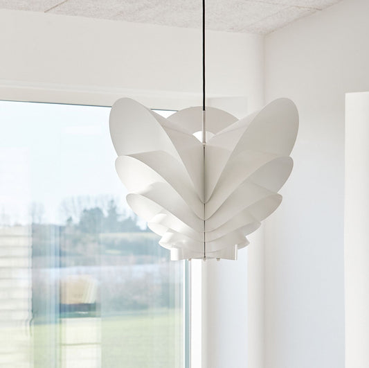 Piet Hein FLORA FOLIO 650P lampe i hvidt design