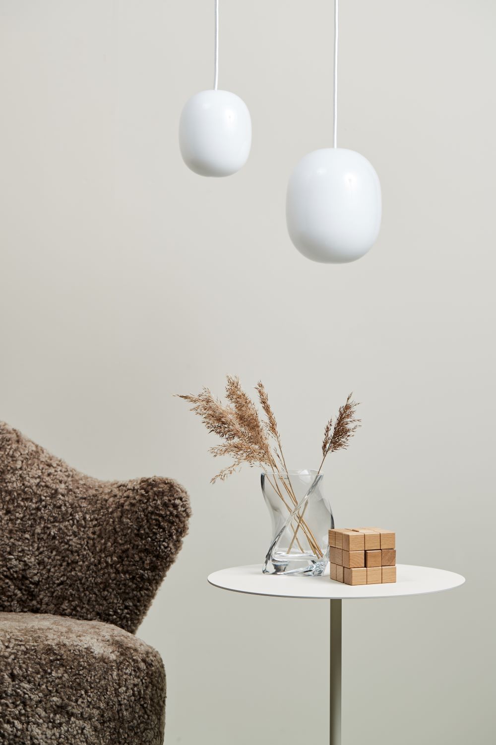 Piet Hein SUPERÆG 200P OPAL - SORT ledning 3m