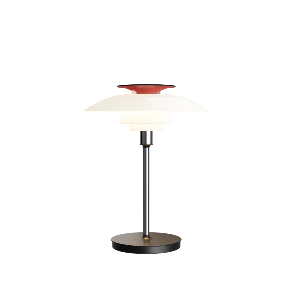 Louis Poulsen PH 80 Portable Lampe Opal White/High Lustre Chrome Plated