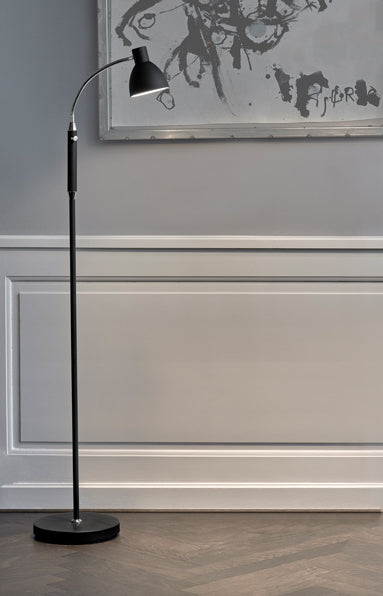 Halo Design Hudson Gulvlampe 1L - Sort