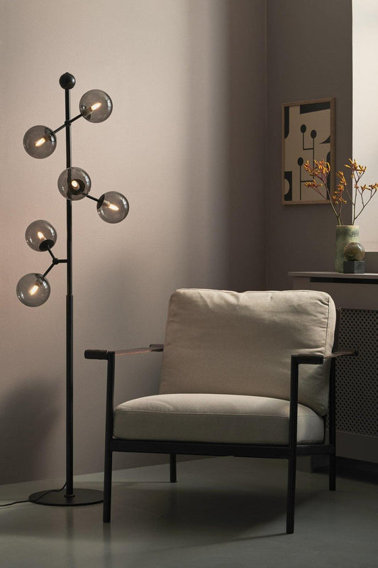 Halo Design - Atom Gulvlampe Smoke