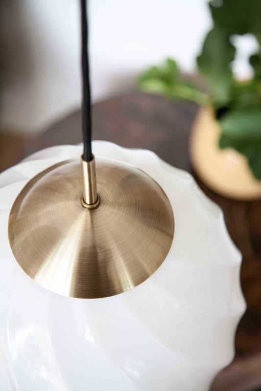 Halo Design Twist Ball Pendel Ø25 - Antik Messing