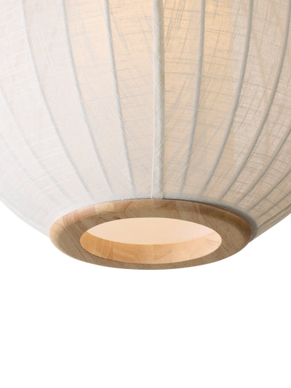 Halo Design Balloon Pendant Ø30cm - Linned Hvid