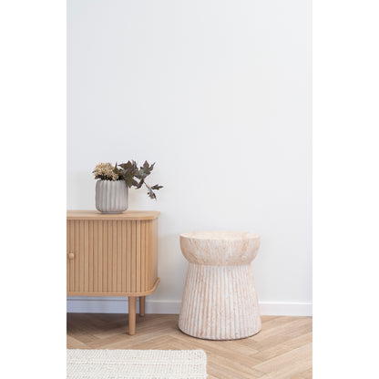 House nordic Bonn Hjørnebord med riller H43cm.