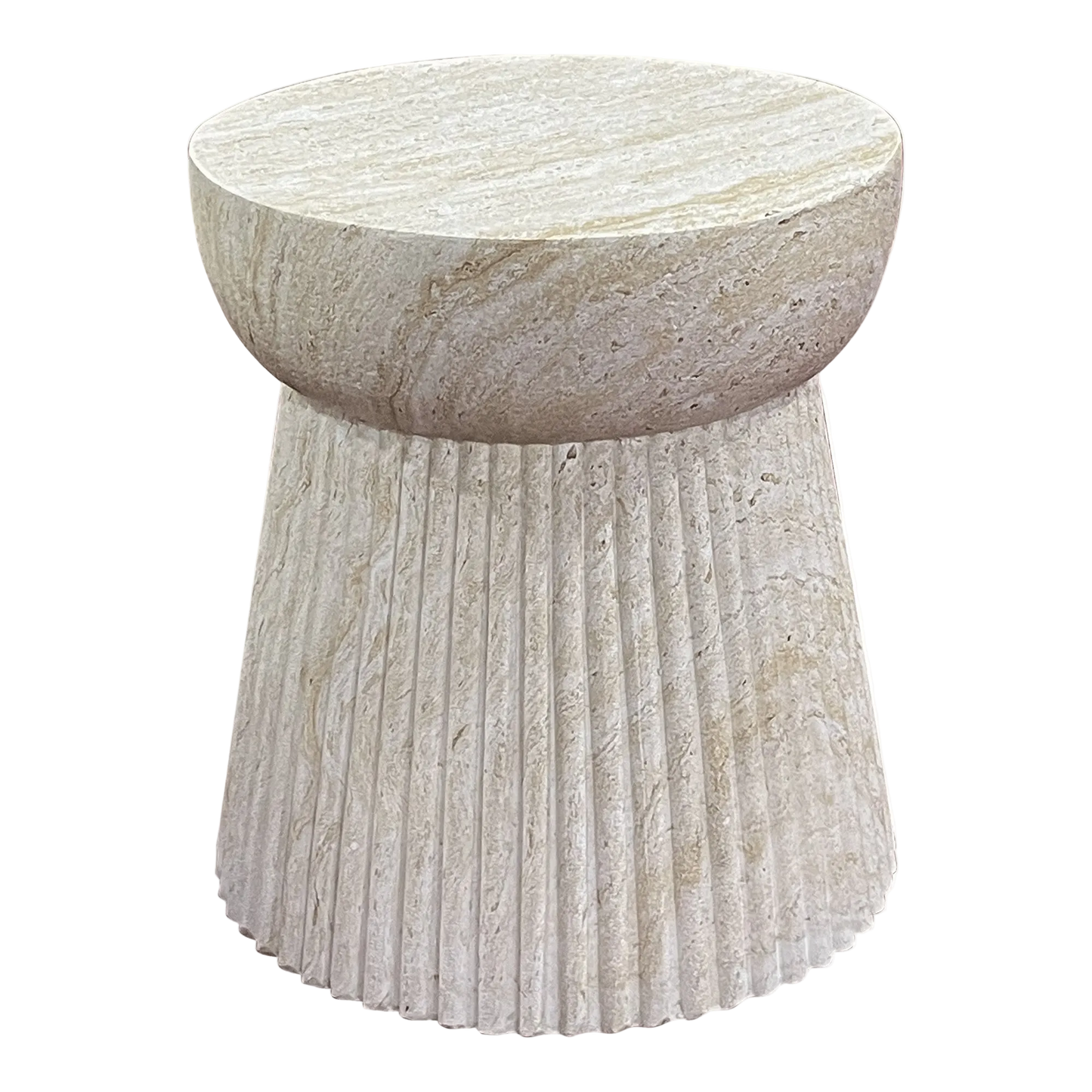 House nordic Bonn Hjørnebord med riller H43cm.