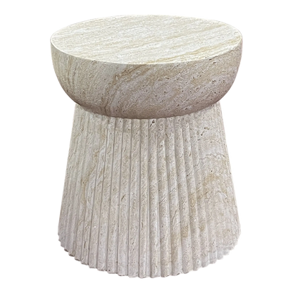 House nordic Bonn Hjørnebord med riller H43cm.