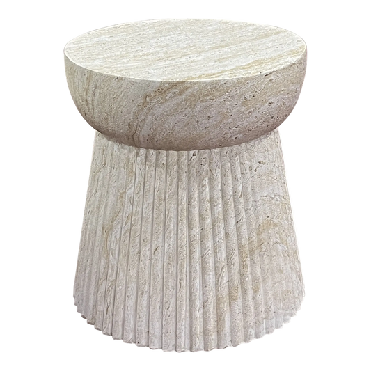 House nordic Bonn Hjørnebord med riller H43cm.