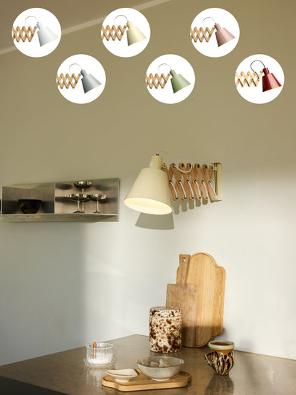Halo Design Vintage væglampe stor - Creme