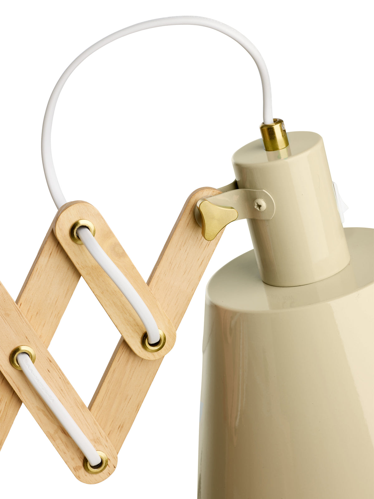 Halo Design Vintage væglampe stor - Creme