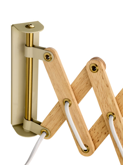 Halo Design Vintage væglampe stor - Creme