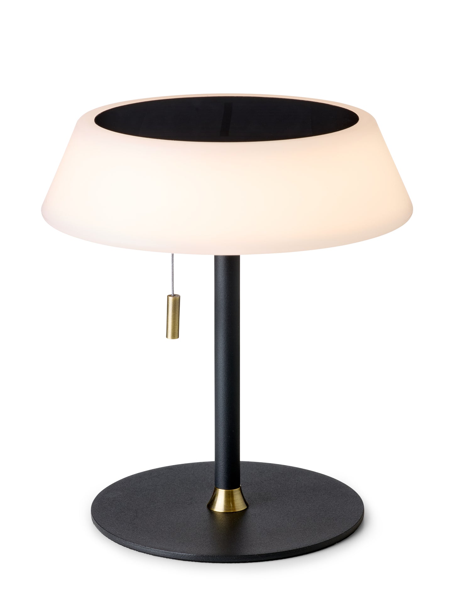 Halo Design Solar Portable Table Lamp - Sort