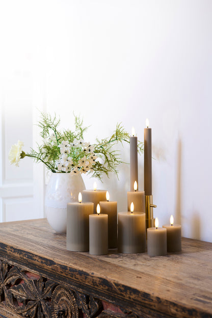Sirius Smilla genopladelige bloklys 3 stk. - Beige