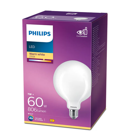 Philips - Globe E27 - 60W LED